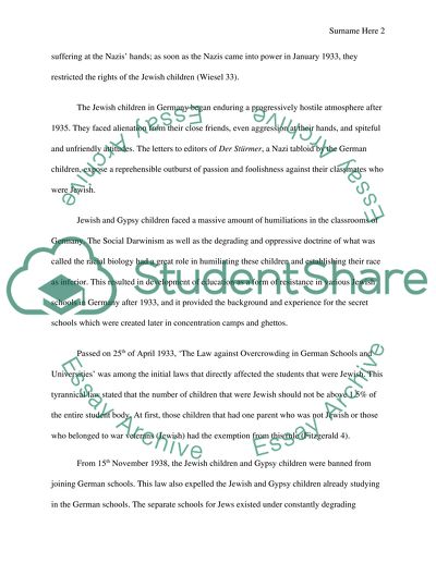 Jewish children and the Holocaust