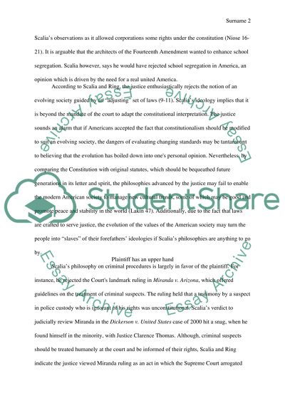 Justice Scalias Supreme Court Rulings