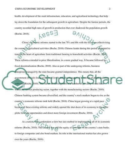 China Economic Development