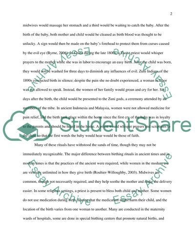 Rituals in Modern and Ancient Society