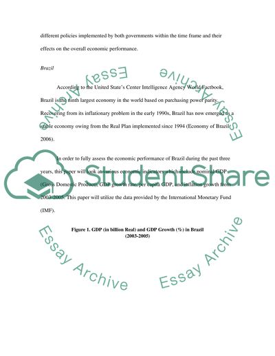 Economy of Brazil and Russia