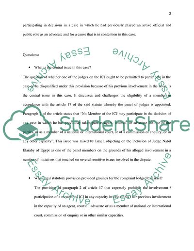 Legal Consequences of a Wall in the Occupied Palestinian Territory