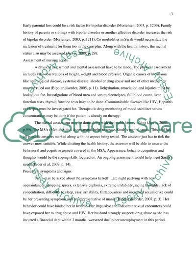 bipolar disorder case study examples