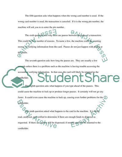 Automatic teller machine