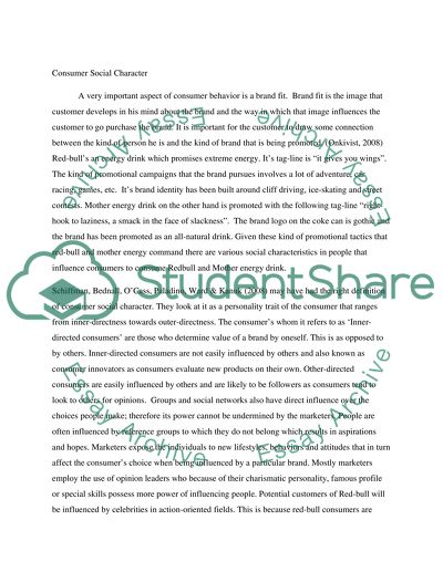 Expected Consumer Behavior