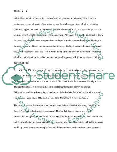 Thinking Through Religion