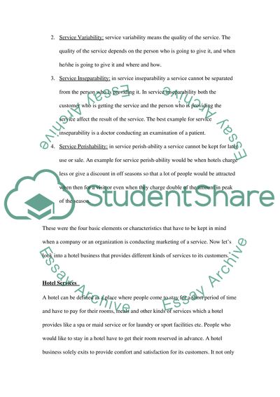 Service Sector Mraketing