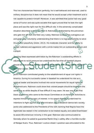 Jackie Robinson and Race in America: A Brief History with Documents