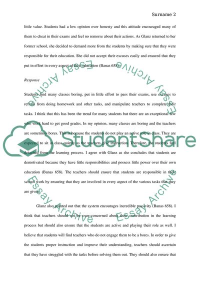 Whats wrong with school teacher play student, learns to lie and cheat