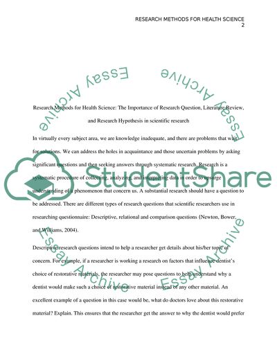 Bias Developing a Research Question