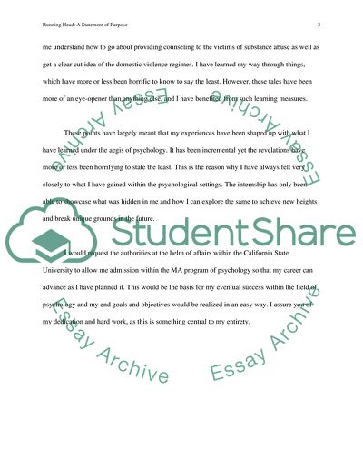 A Statement of Purpose