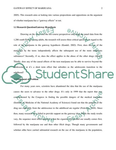 Is Marijuana the Gateway for Cocaine and Heroin or Not