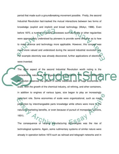 Introduction: The Second Industrial Revolution (1840-1900)