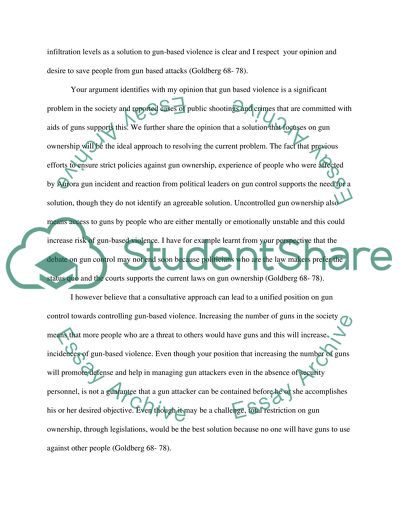 Importance of Gun Control