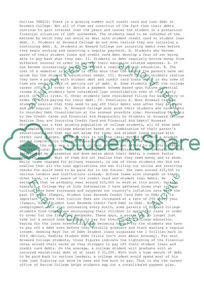 Persuading Students to Use Credit Cards and Financial Aid Responsibly