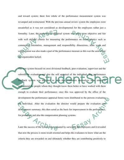 Methodology Performance Feedback