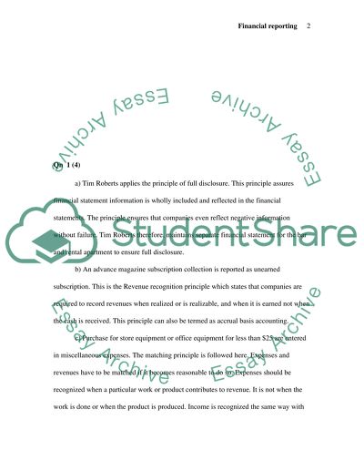 Financial Reporting and Analysis