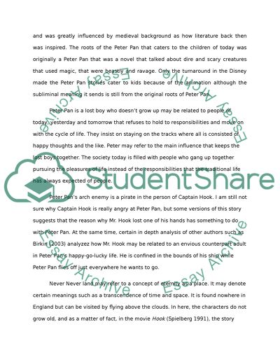 The Social Environment of The Dawn Treader and Peter Pan