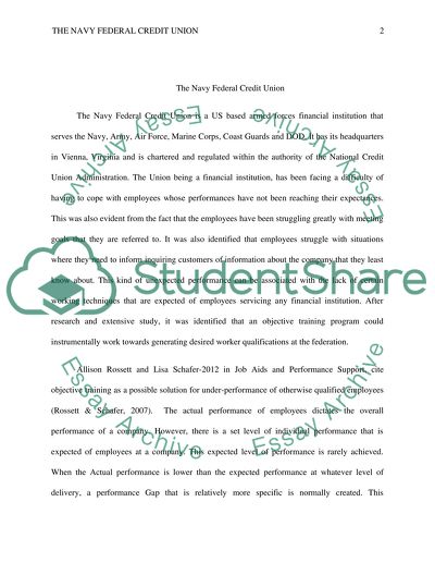 TNA - Navy Federal Credit Union Part II