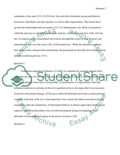 The Purpose Criminal Justice