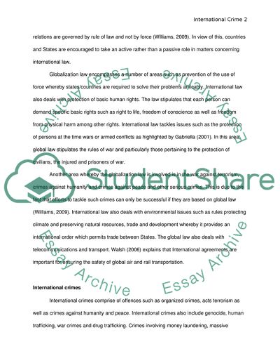 The Role of International and Global Laws in Todays Society