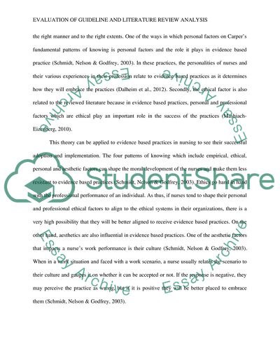 Critical Illness Evidence-Based Nutrition Practice Guideline