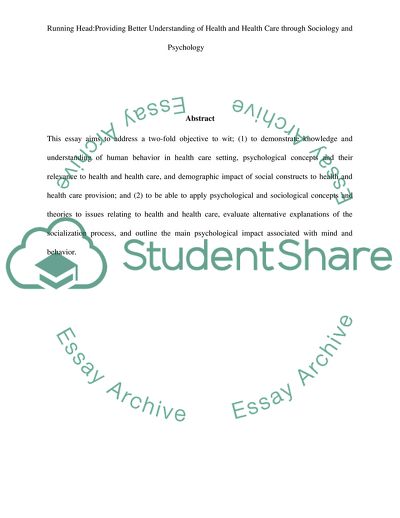 Providing Better Understanding of Health and Health Care