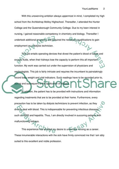 Nursing as a Career Choice