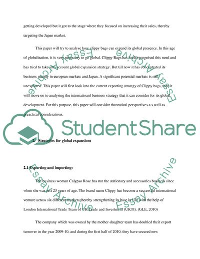 The Global Presence of Clippy Bags