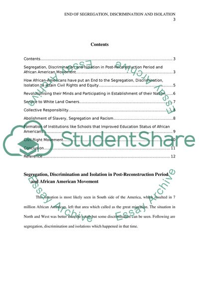 1984 Essay Thesis End Of Segregation Discrimination And Isolation Essay Topics High School also Essay On Business End Of Segregation Discrimination And Isolation Essay Thesis Essay Example