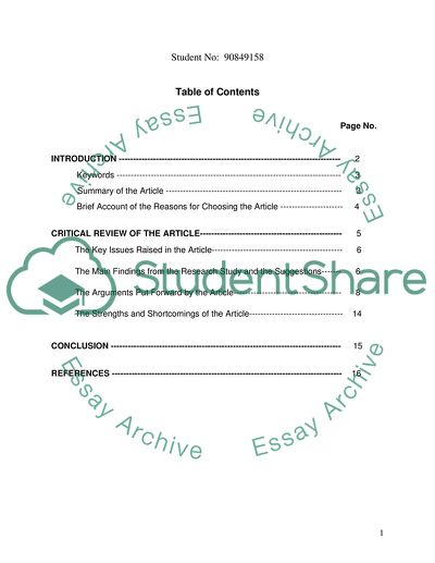 Preschool Inclusion Critical Analysis