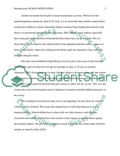 Female Education in Liberia