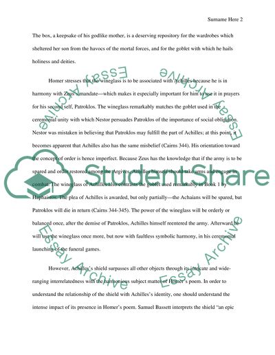 The Great Shield of Achilless Identity