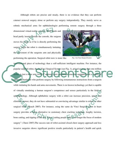 Robots in Ophthalmology