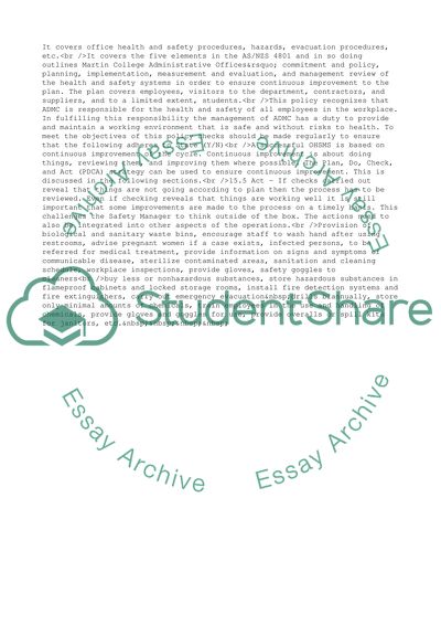 Implementation Action Plan