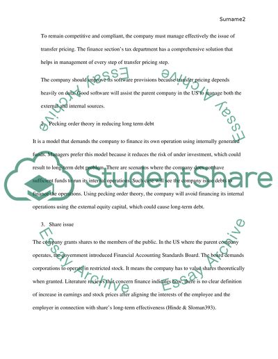 Finance and Marketing Strategies