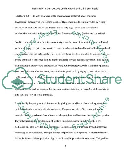 Introduction of Integrated Management of Childhood Illness