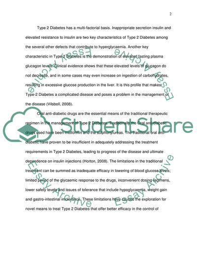 Novel treatment for Type II Diabetes