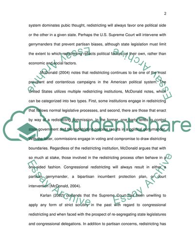 How Fair Is the Congressional Redistricting Process
