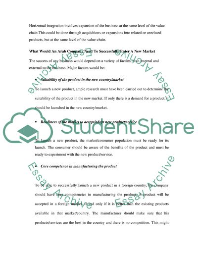 Competing in the global arina