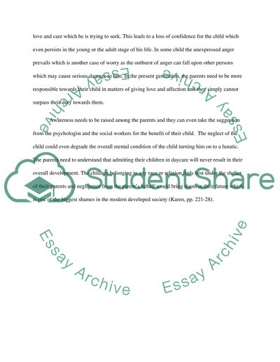 Becoming Attached by Robert Karen