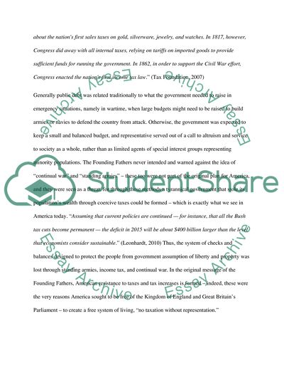 Income Tax in the United States