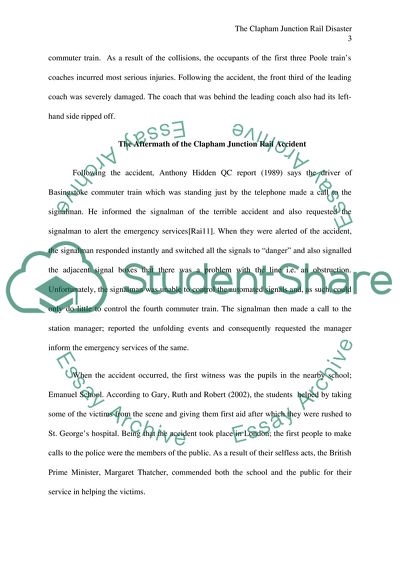 The Clapham Junction Rail Disaster