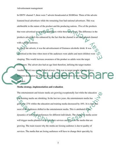 Situation analysis and media objectives
