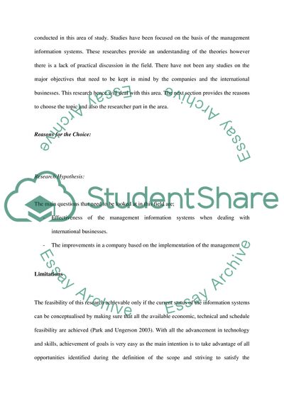 Boosting international business with information systems