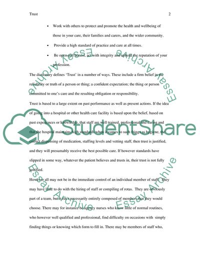 The Unique Function of the Nurse