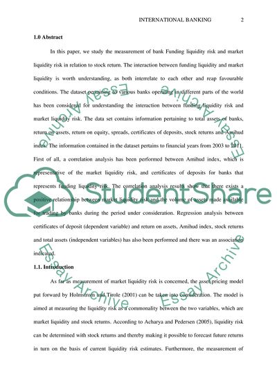 Interaction of Bank Funding Liquidity Risk and Market Liquidity Risk in Relation to Stock Returns