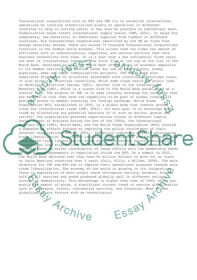 Social Impact of Business