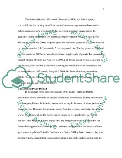US stimulus package policy: path to prosperity or road to ruin