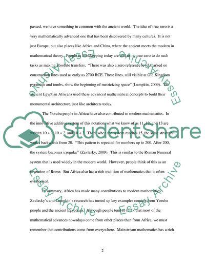 How Have the Yoruba People Contributed to Modern Mathematics